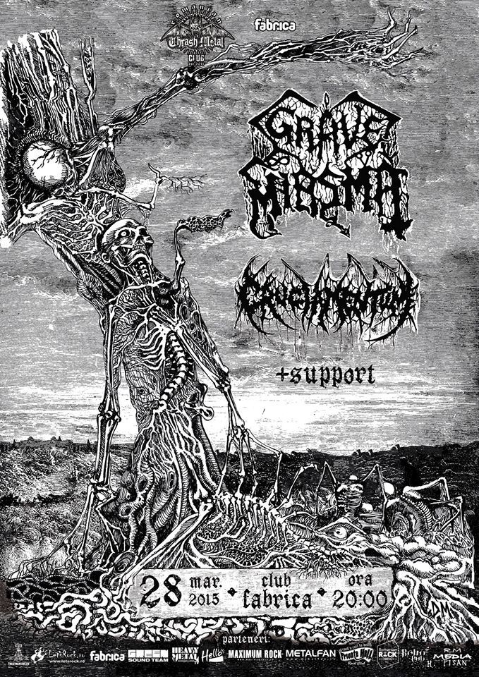 Concert Grave Miasma si Cruciamentum in Bucuresti